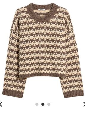 Madewell Jeff Pattern Crew Sweater